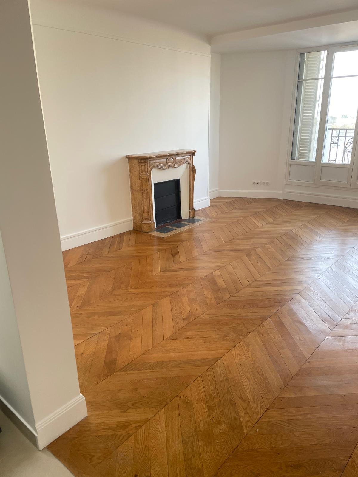 Cheminée Parquet